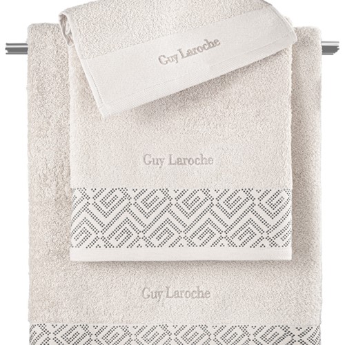 Σετ Πετσέτες Guy Laroche Emblem 3τμχ Ivory