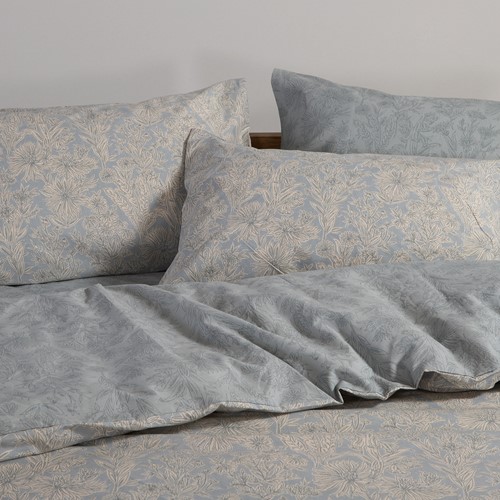 Σεντόνια King Size Nef-Nef Homeware (Σετ) με λάστιχο Lucil 270X270 Blue