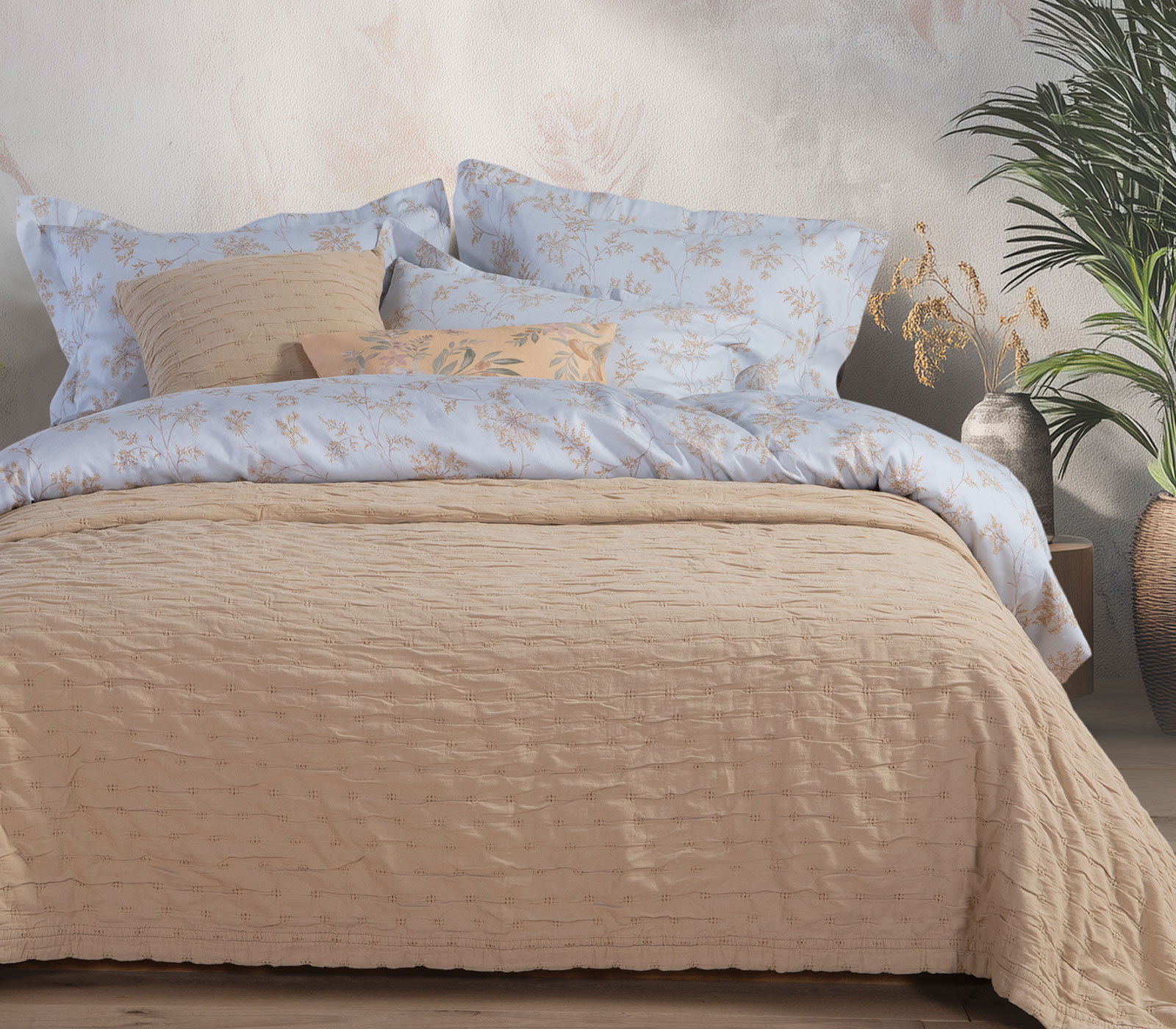 Κουβέρτα Υπέρδιπλη Nef-Nef Homeware Foxy 230X250 Yellow