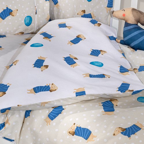 Βρεφικά Σεντόνια Saint Clair (Σετ) Pet Blue 115Χ175