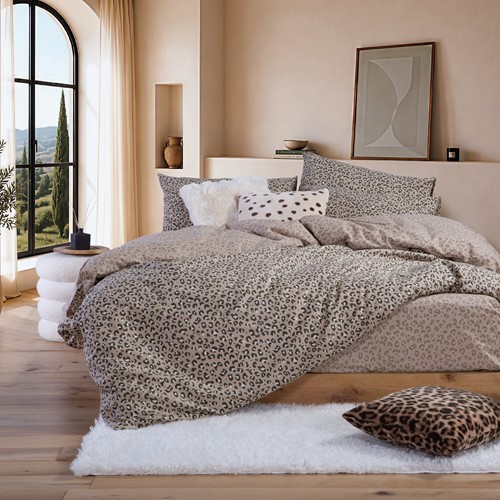 Διπλά Σεντόνια Nef-Nef Homeware (Σετ) Βαμβακερά Wild 200X270 Beige