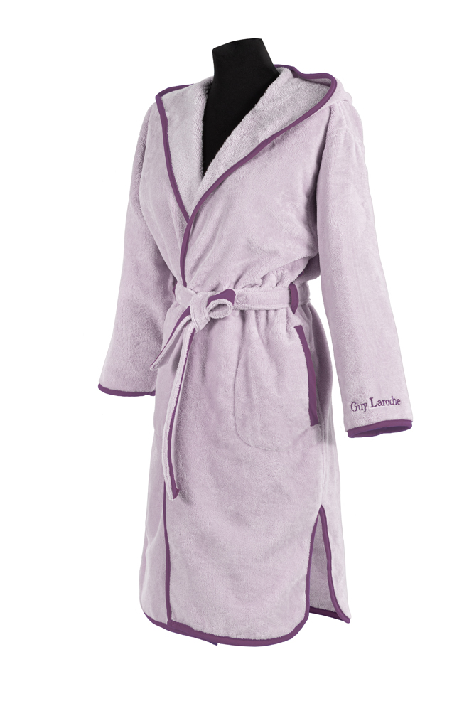 Μπουρνούζι Με Κουκούλα Guy Laroche Comfy Lilac Medium