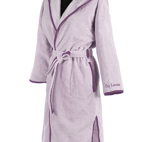Μπουρνούζι Με Κουκούλα Guy Laroche Comfy Lilac Medium
