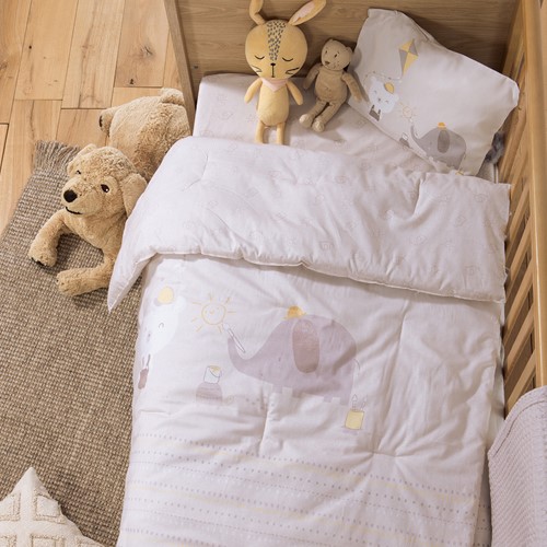 Βρεφικό Κουβερλί Nef-Nef Homeware Happy Days 110x140 Greige