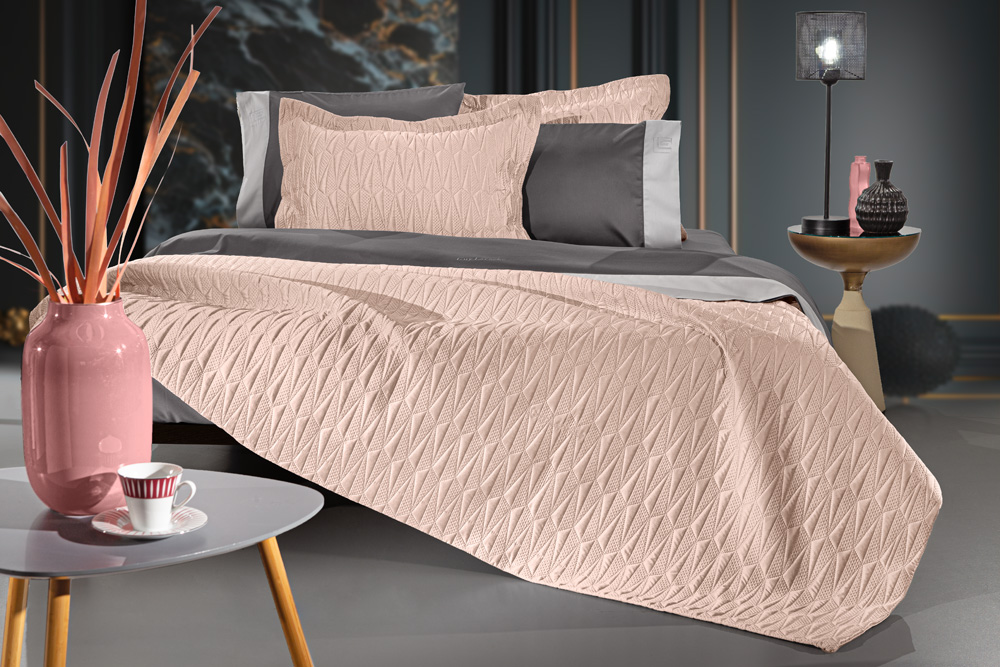 Kουβερλί Υπέρδιπλο Guy Laroche (Σετ) Ruby 240x250 Old Pink