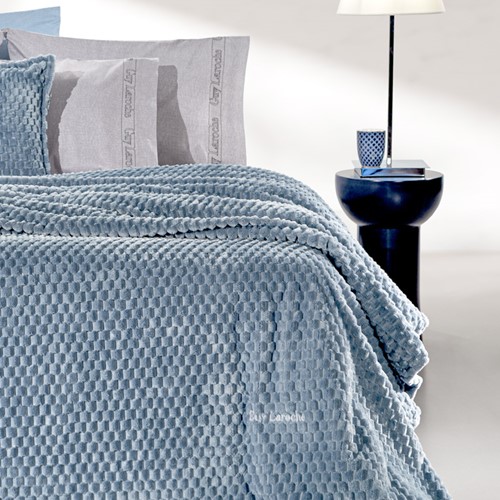 Κουβέρτα Υπέρδιπλη Guy Laroche Smoothie 220x240 Blue