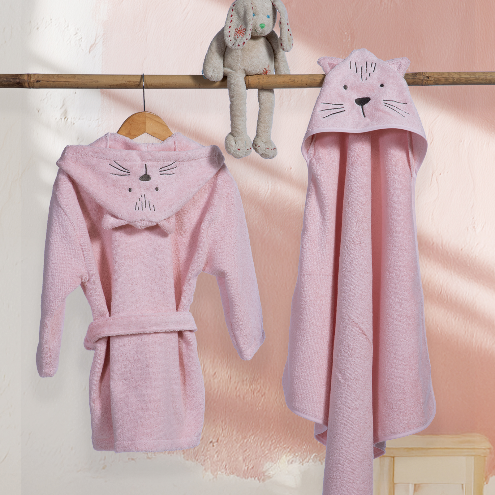Βρεφικό Μπουρνούζι Nef-Nef Homeware Cats Are Perfect Αge 4