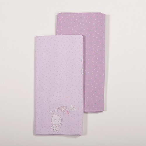 Βρεφικά Σεντόνια Λίκνου Nef-Nef Homeware Best Friends Mauve