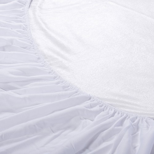Αδιάβροχο Επίστρωμα Nef-Nef Διπλό 140x200+30 White Linen Λευκό