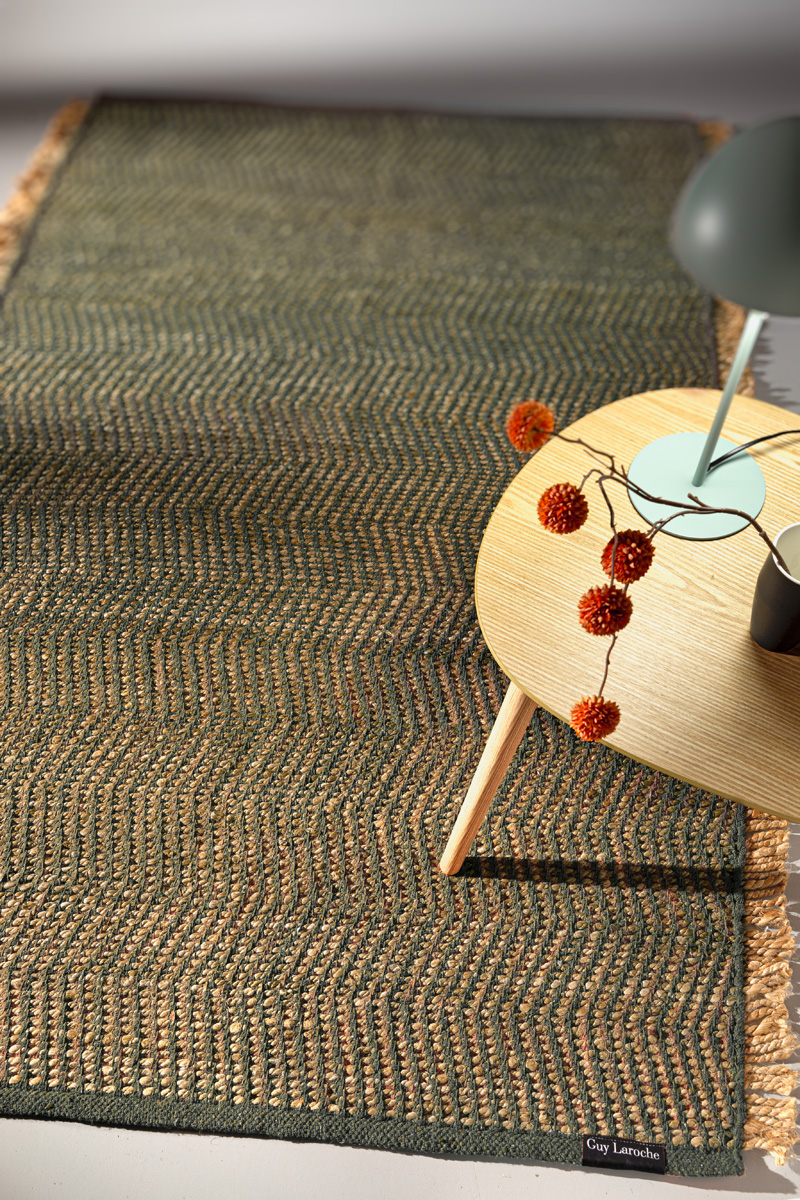 Χαλί Σαλονιού Guy Laroche Zigk Zagk Olive 140X200