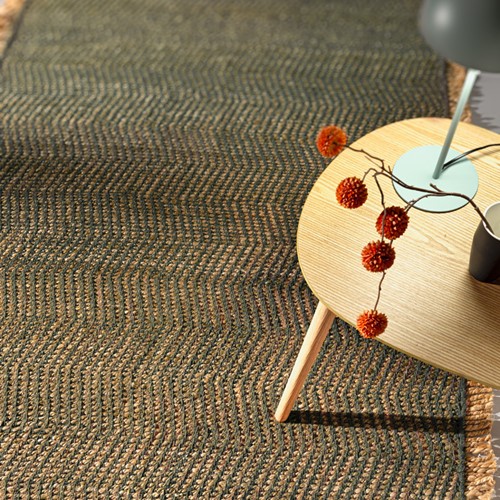 Χαλί Σαλονιού Guy Laroche Zigk Zagk Olive 140X200