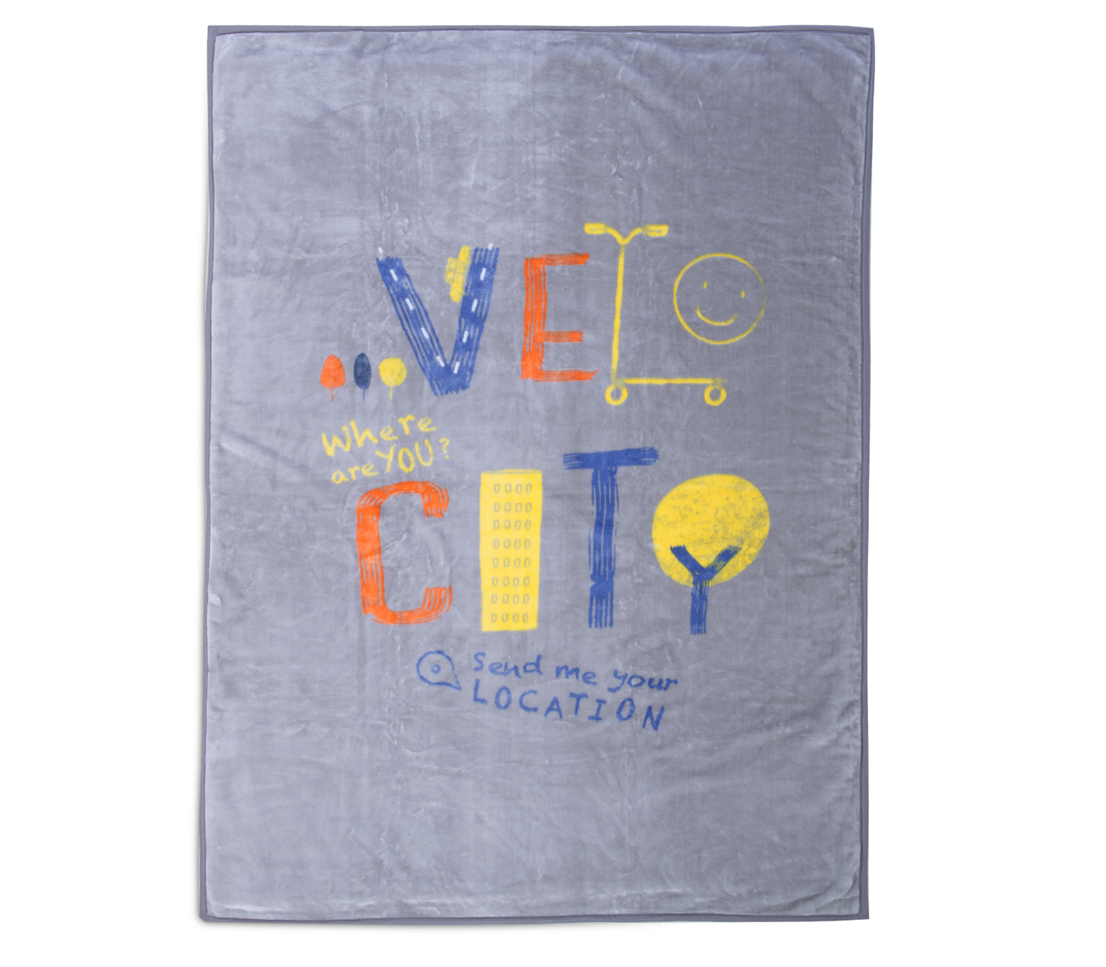Παιδική Κουβέρτα Nef-Nef Homeware Velocity 160X220 Grey