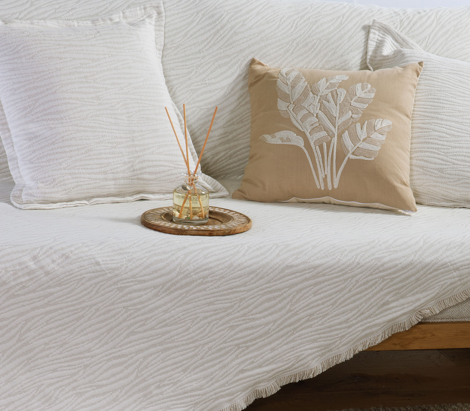 Ριχτάρι Διθεσίου Nef-Nef Homeware Zebra 170X250 Ecru