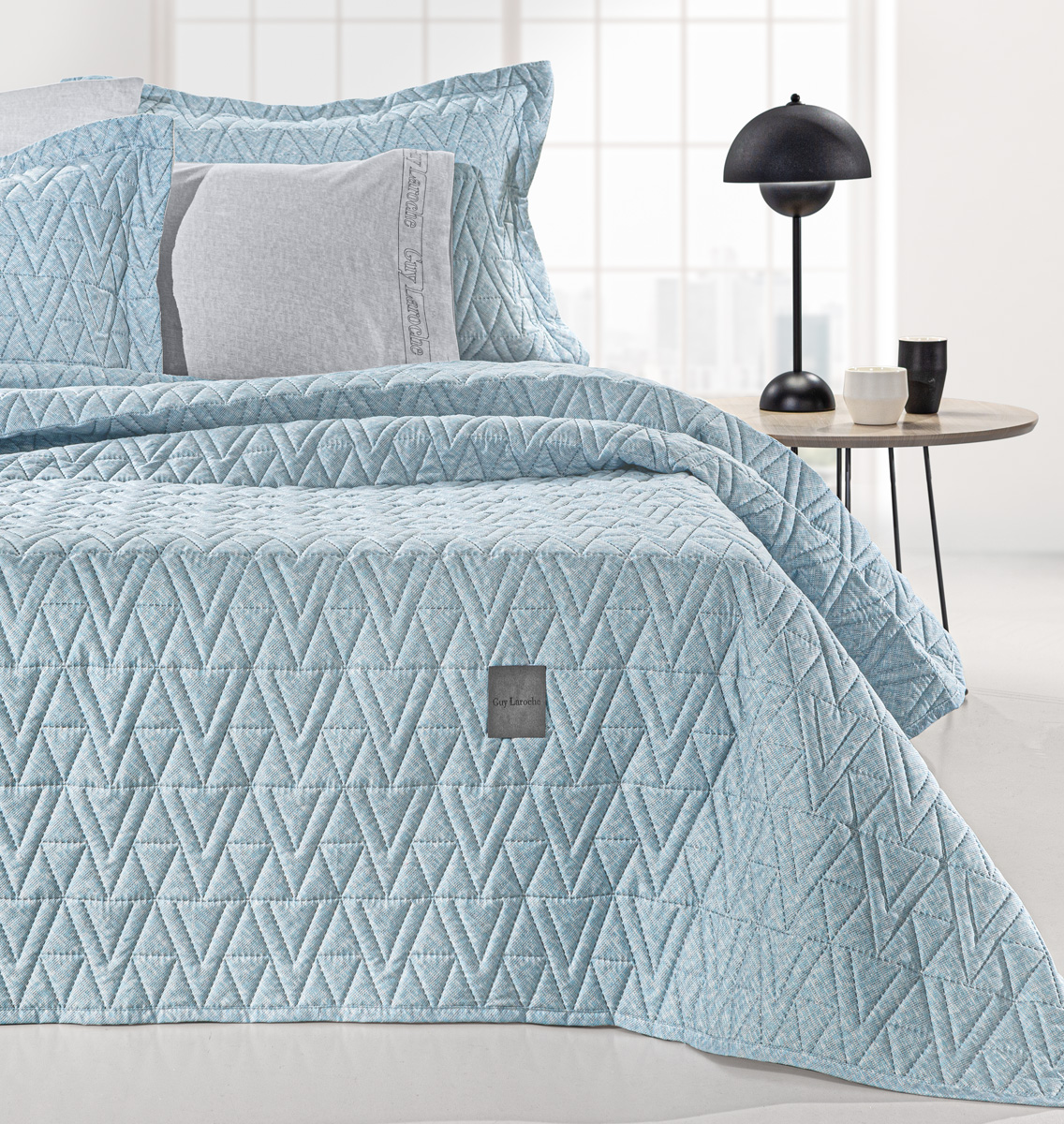 Κουβερλί King Size Guy Laroche (Σετ) Kylian Denim 250X240