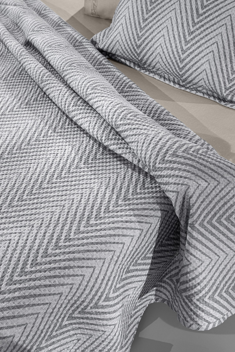 Κουβερλί King Size Guy Laroche (Σετ) Vera Smoke 250X240