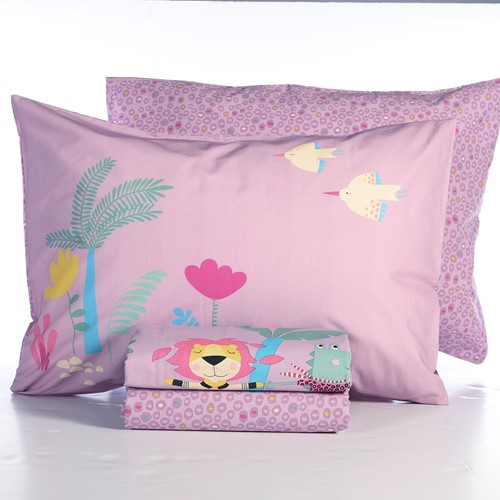Παιδικά Σεντόνια Nef-Nef Homeware (Σετ) Roller Friends 170x260 Mauve