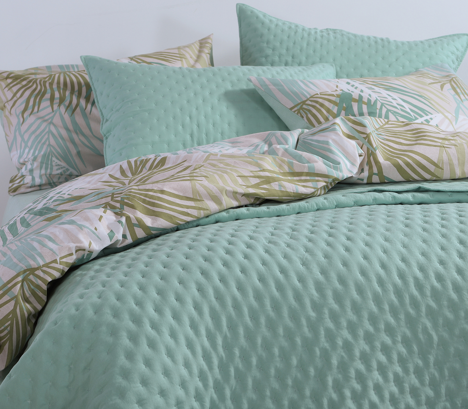Κουβερλί Υπέρδιπλο Nef-Nef Homeware Valia 230x240 Green