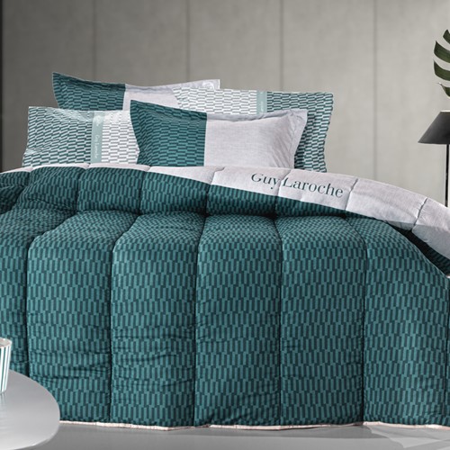 Πάπλωμα Υπέρδιπλο Guy Laroche Suede Status Petrol 220X240