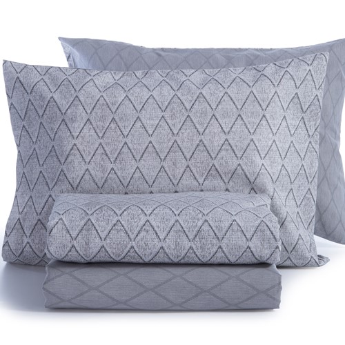 Φανελένια Σεντόνια Nef-Nef Homeware Μονά (Σετ) Torredo 160X260 Grey