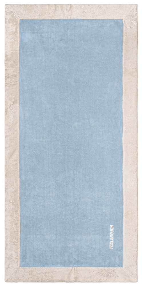 Πετσέτα Θαλάσσης Feel&Touch Caribbean Ciel 80X170