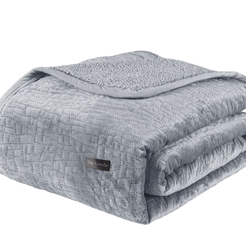 Κουβέρτα Ημίδιπλη Guy Laroche (Σετ) Bolzano 180x220 Silver