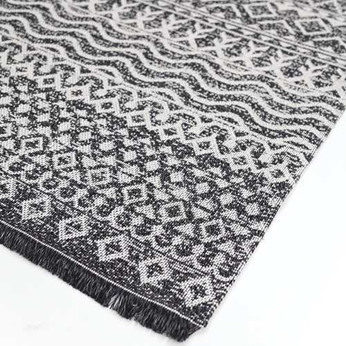 Χαλί Σαλονιού Royal Carpet Casa Cotton 1.57X2.30 - 22077 Black (All Season)