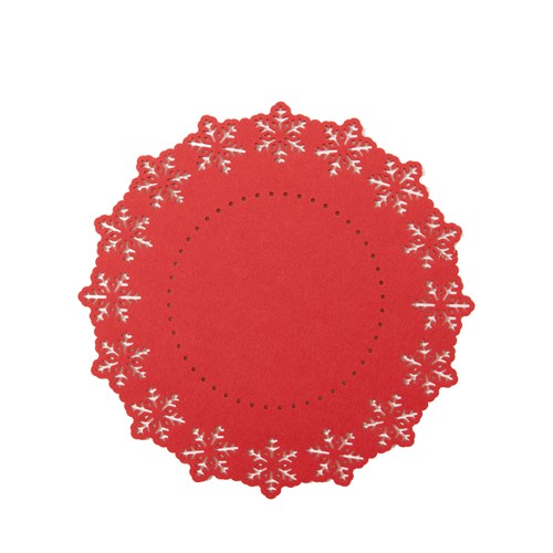 ΧΡΙΣΤΟΥΓΕΝΝΙΑΤΙΚΟ ΣΟΥΠΛΑ SNOW FELT 2 TMX RED NEF-NEF HOMEWARE
