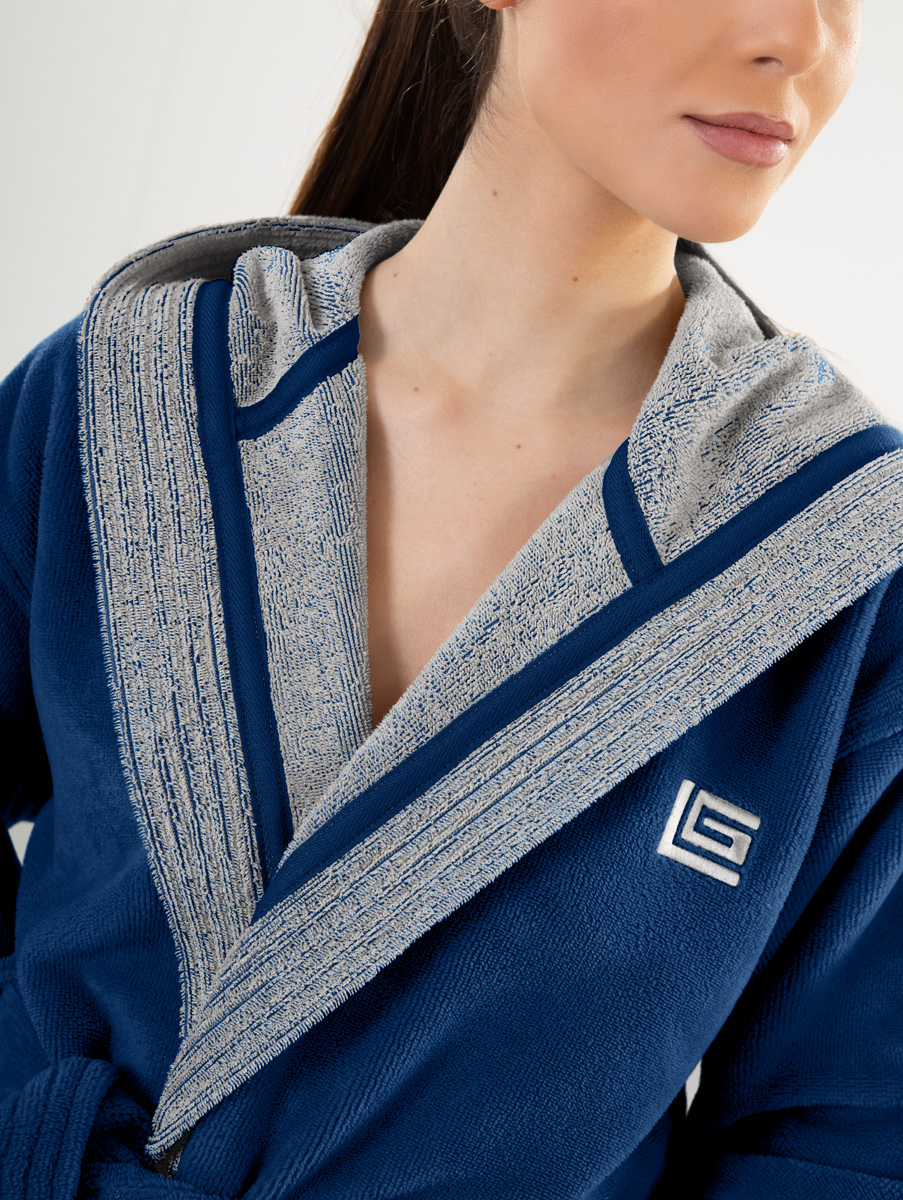 Μπουρνούζι Guy Laroche Monogram Marine Small 