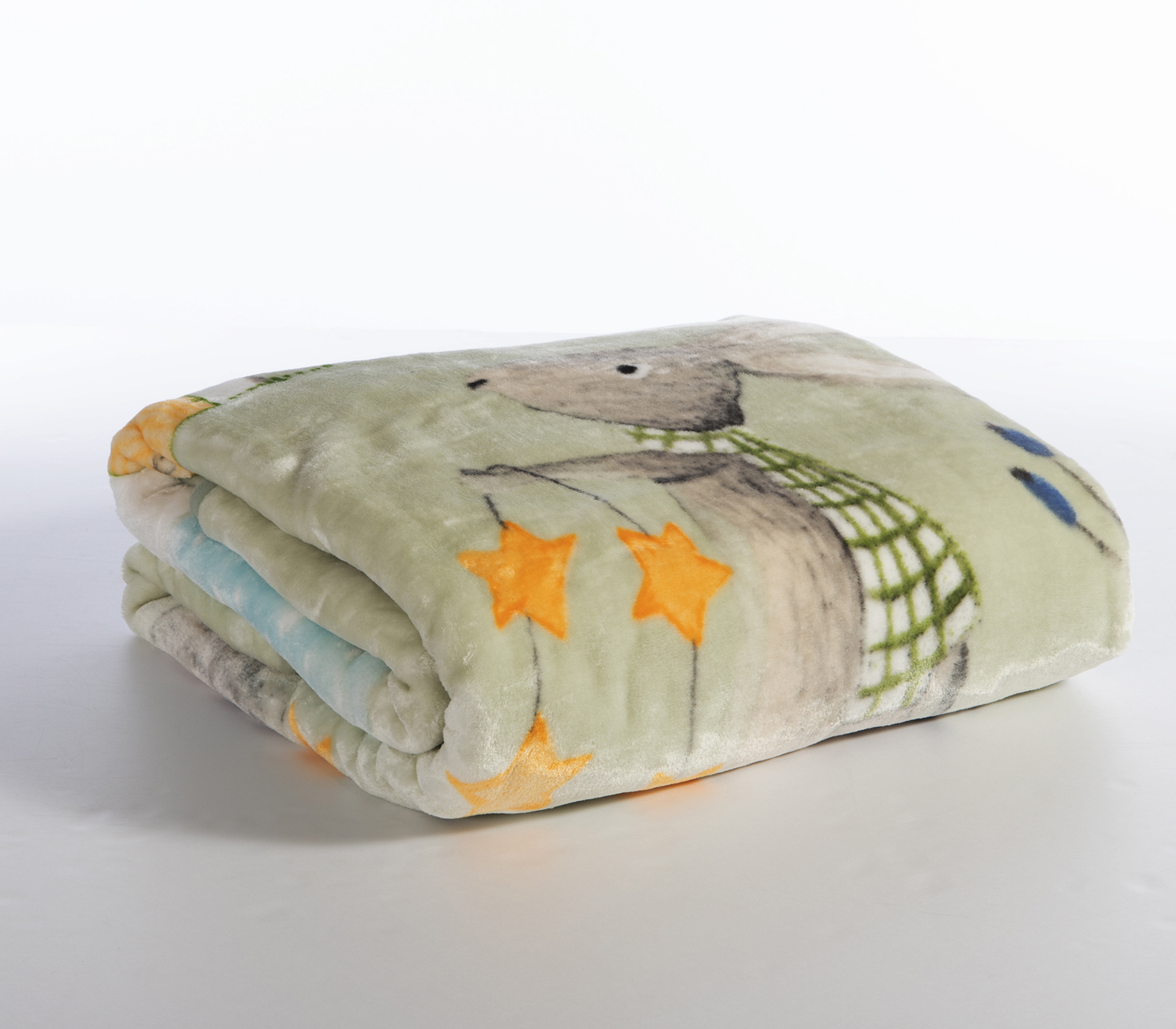 Παιδική Κουβέρτα Nef-Nef Homeware Woodland Party 160x220 Pistachio 