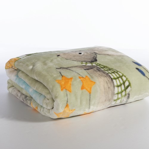 Παιδική Κουβέρτα Nef-Nef Homeware Woodland Party 160x220 Pistachio