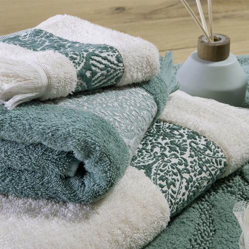 Σετ Πετσέτες Nef-Nef Homeware (3ΤΜΧ) Jetrix Ecru/Green