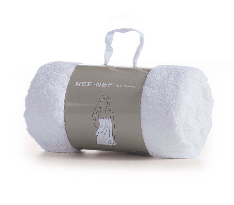 Πετσέτα Παρεό Nef-Nef Sandy 146Χ80 White
