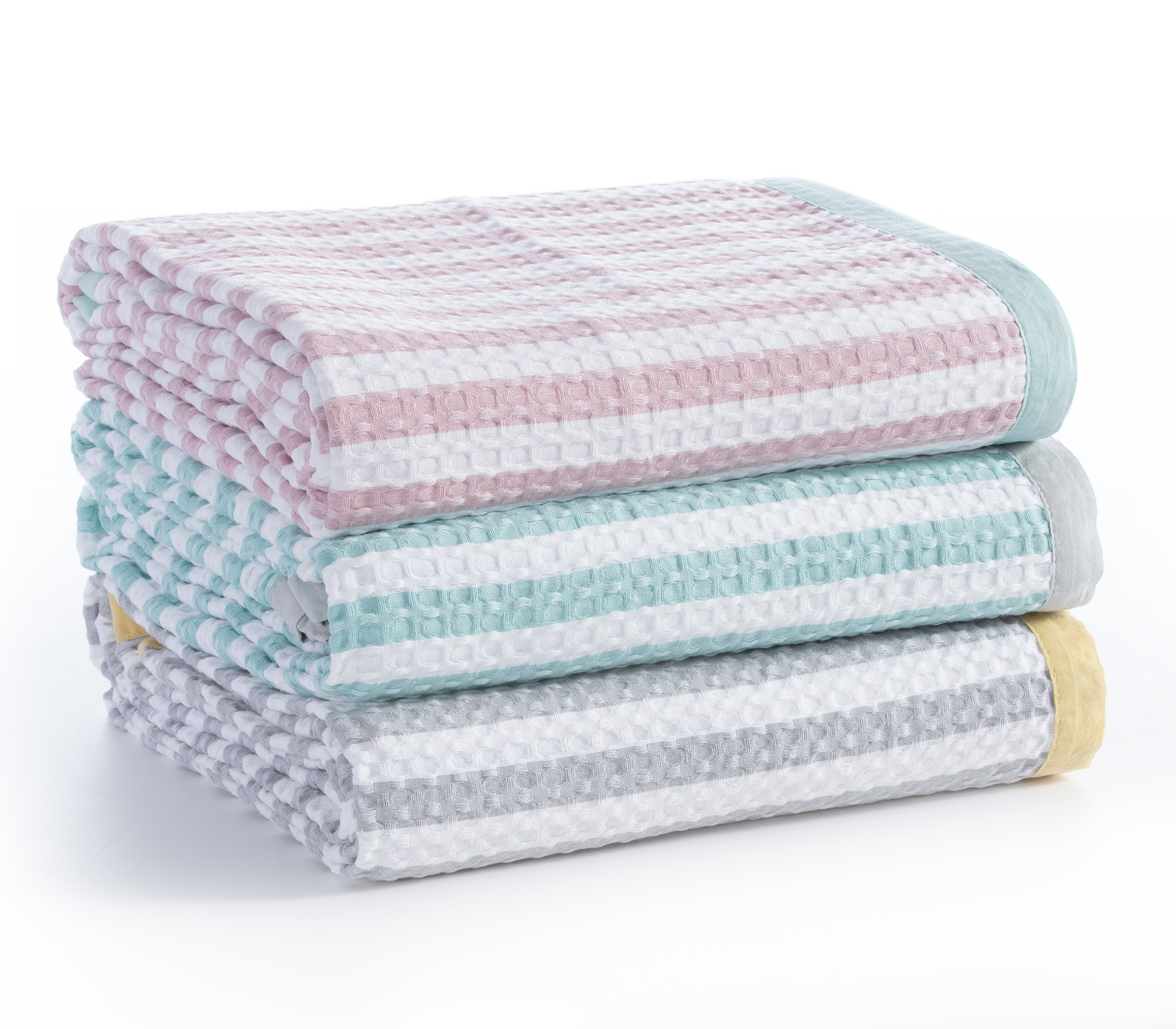 Παιδική Κουβέρτα Πικέ Nef-Nef Happy Stripe 160X240 Pink