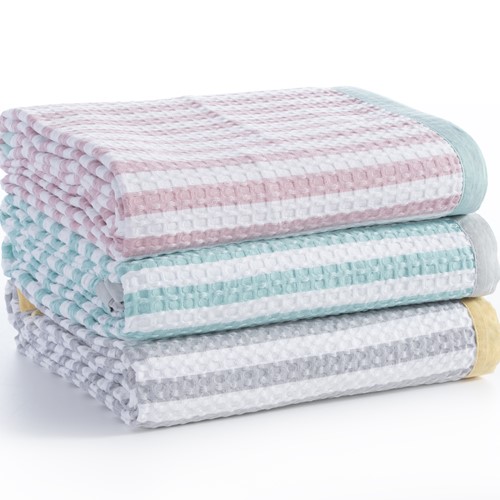 Παιδική Κουβέρτα Πικέ Nef-Nef Happy Stripe 160X240 Pink