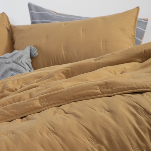 Κουβερλί Ημίδιπλo Nef-Nef Marven 180X240 Honey