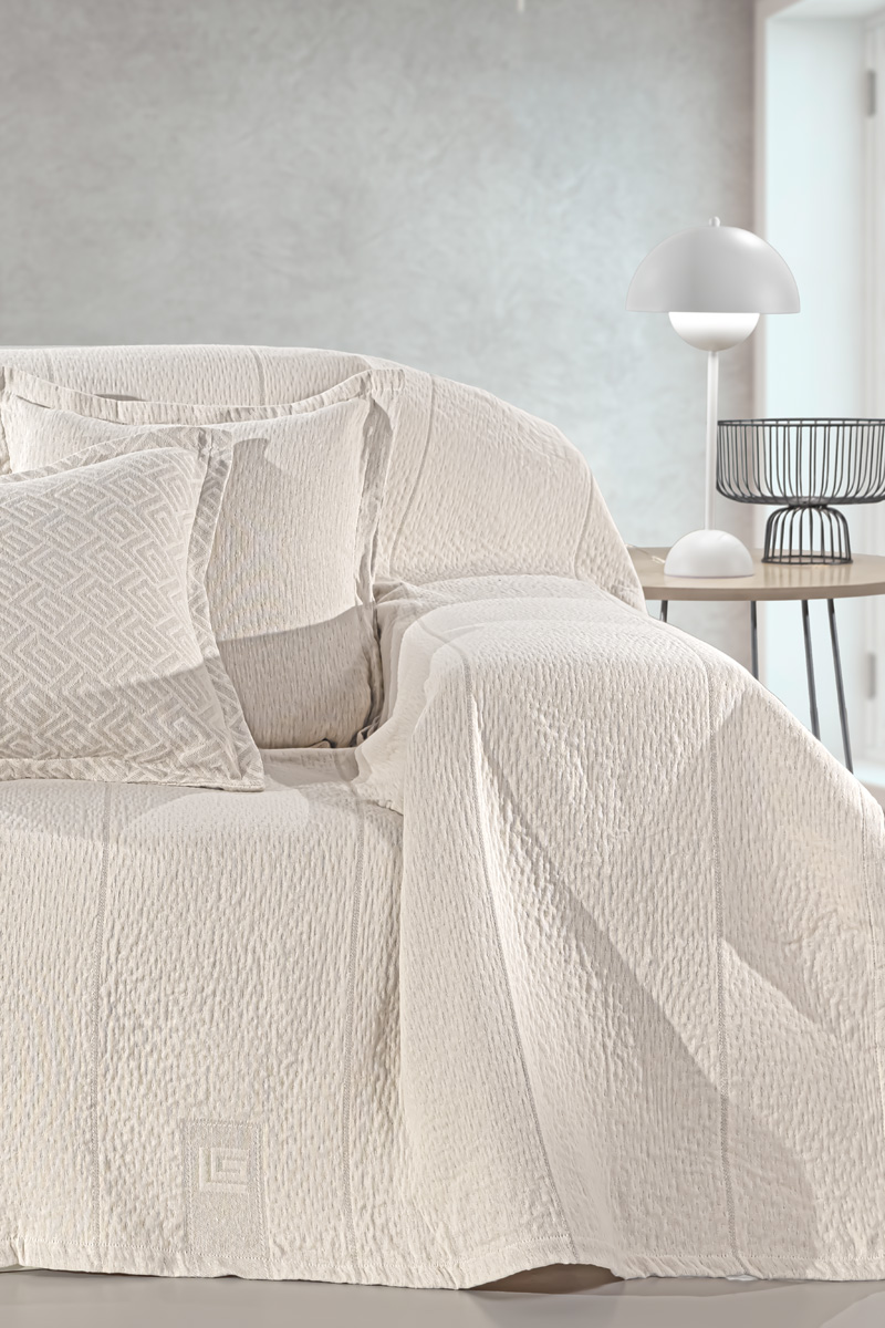 Ριχτάρι Πολυθρόνας Guy Laroche Soho Ivory 180X150