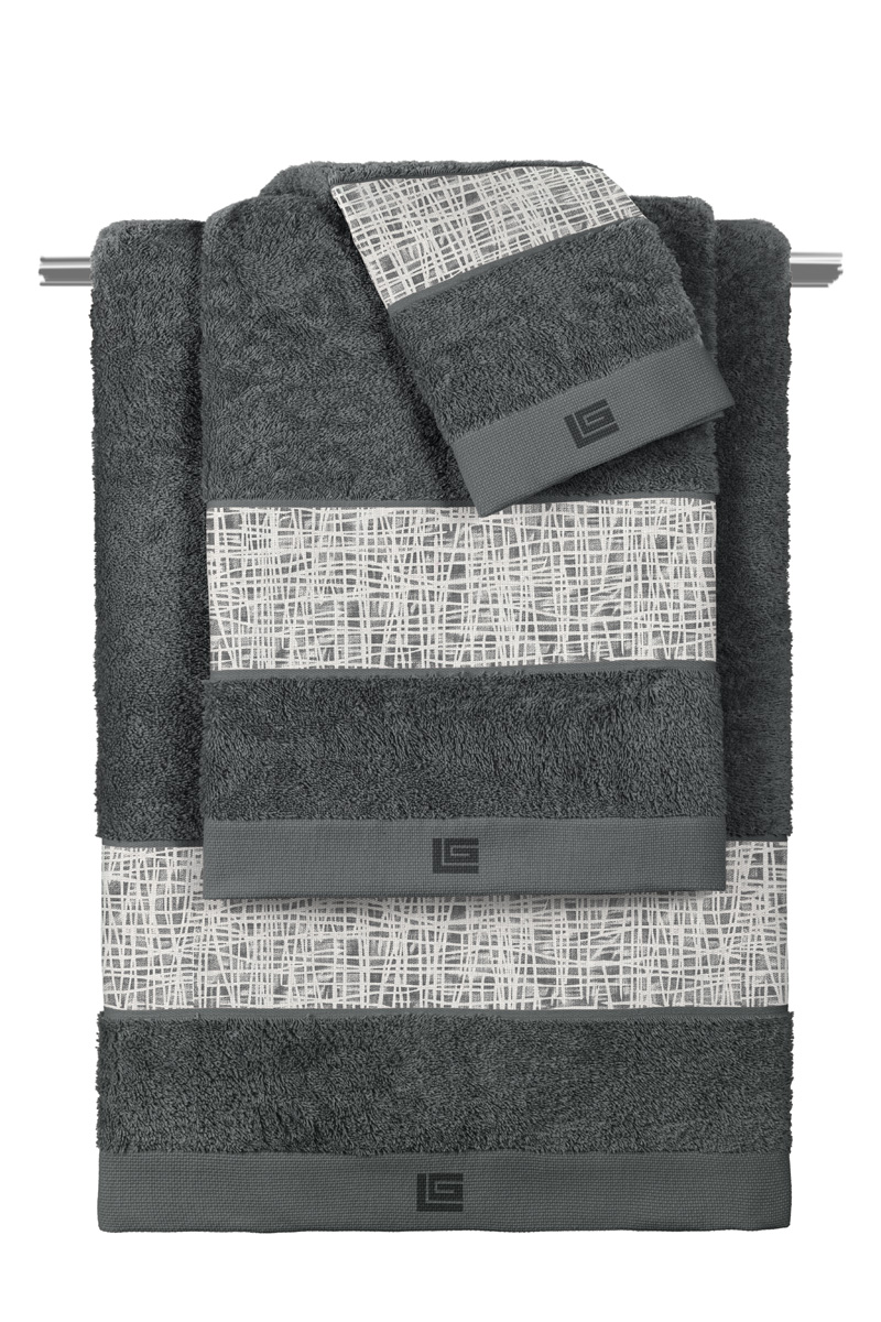 Σετ Πετσέτες Guy Laroche Code Grey-Anthracite (3ΤΜΧ) 