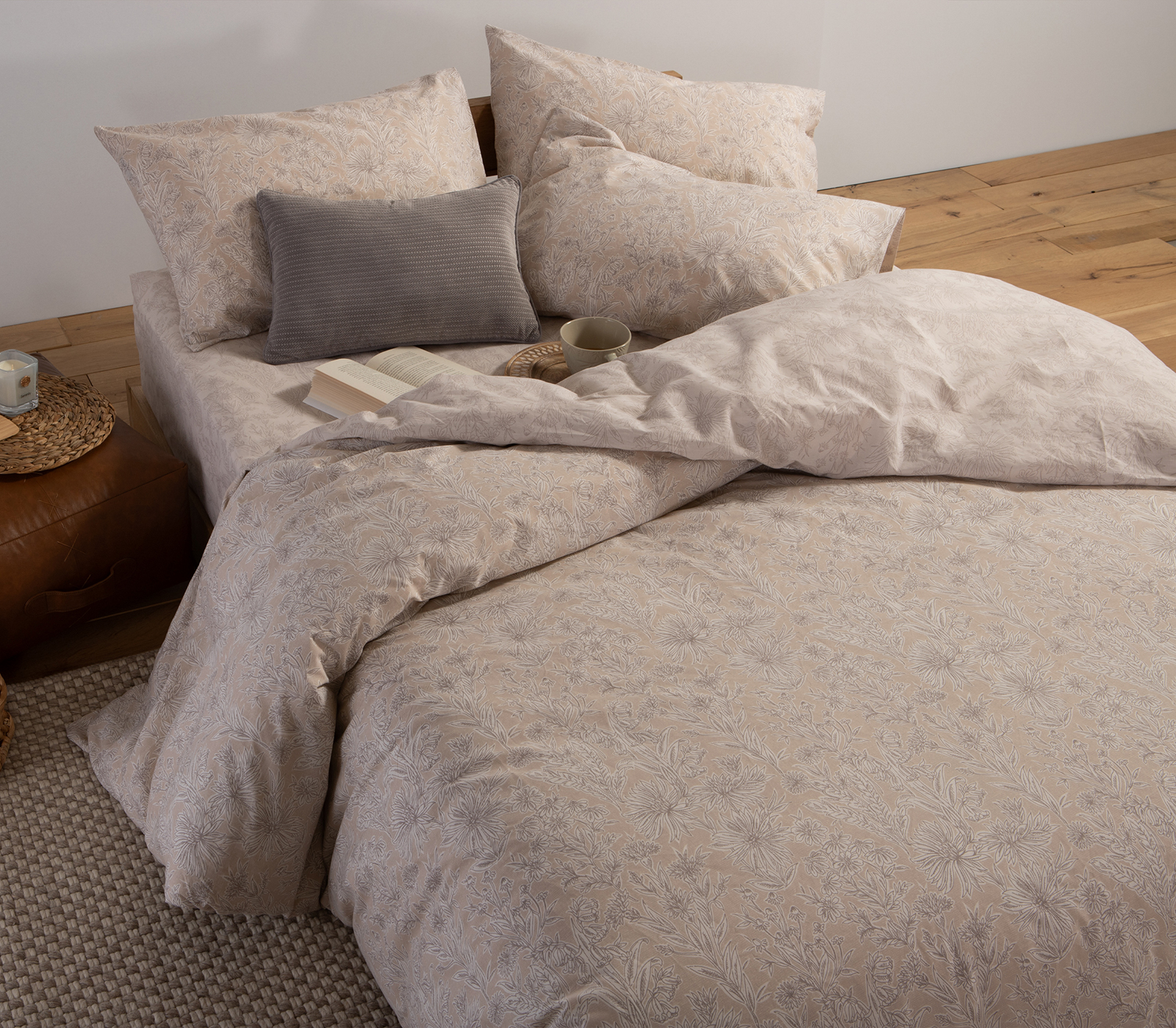 Σεντόνια Μονά Nef-Nef Homeware (Σετ) 170x270 Lucil Beige