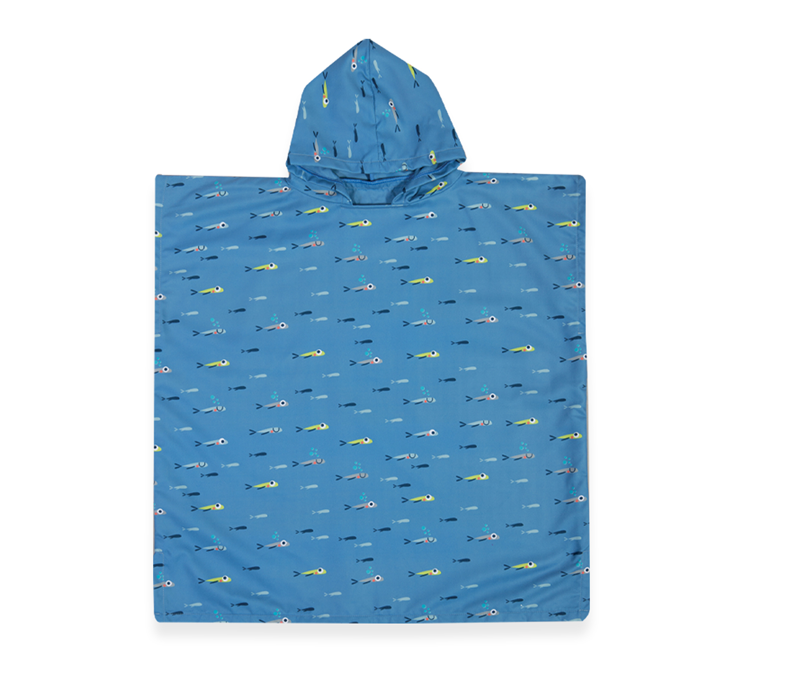 Παιδικό Πόντσο Nef-Nef Homeware Fish Team 65x65 Blue 