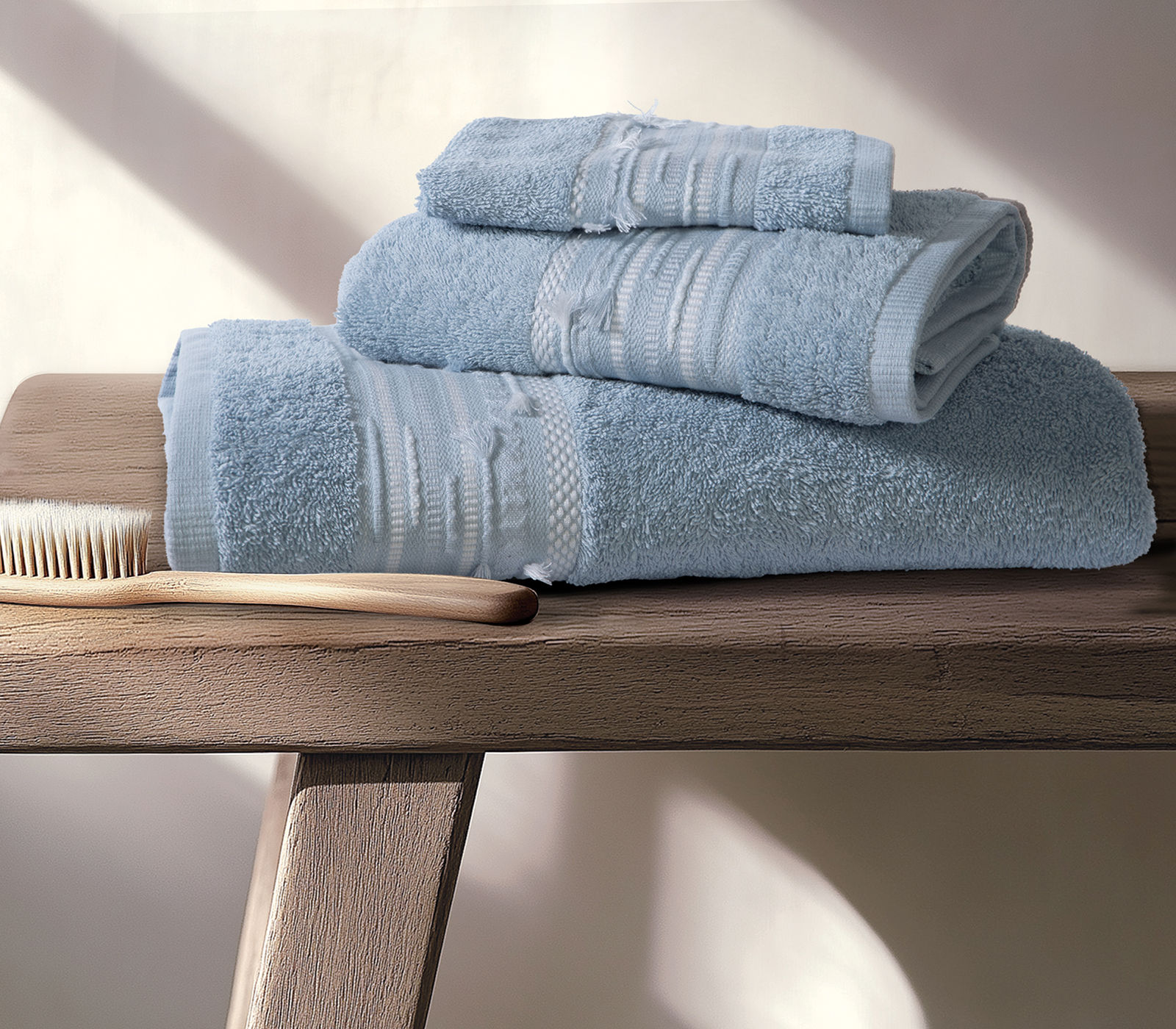 Πετσέτα Σώματος Nef-Nef Homeware Keylan 70x140 Blue