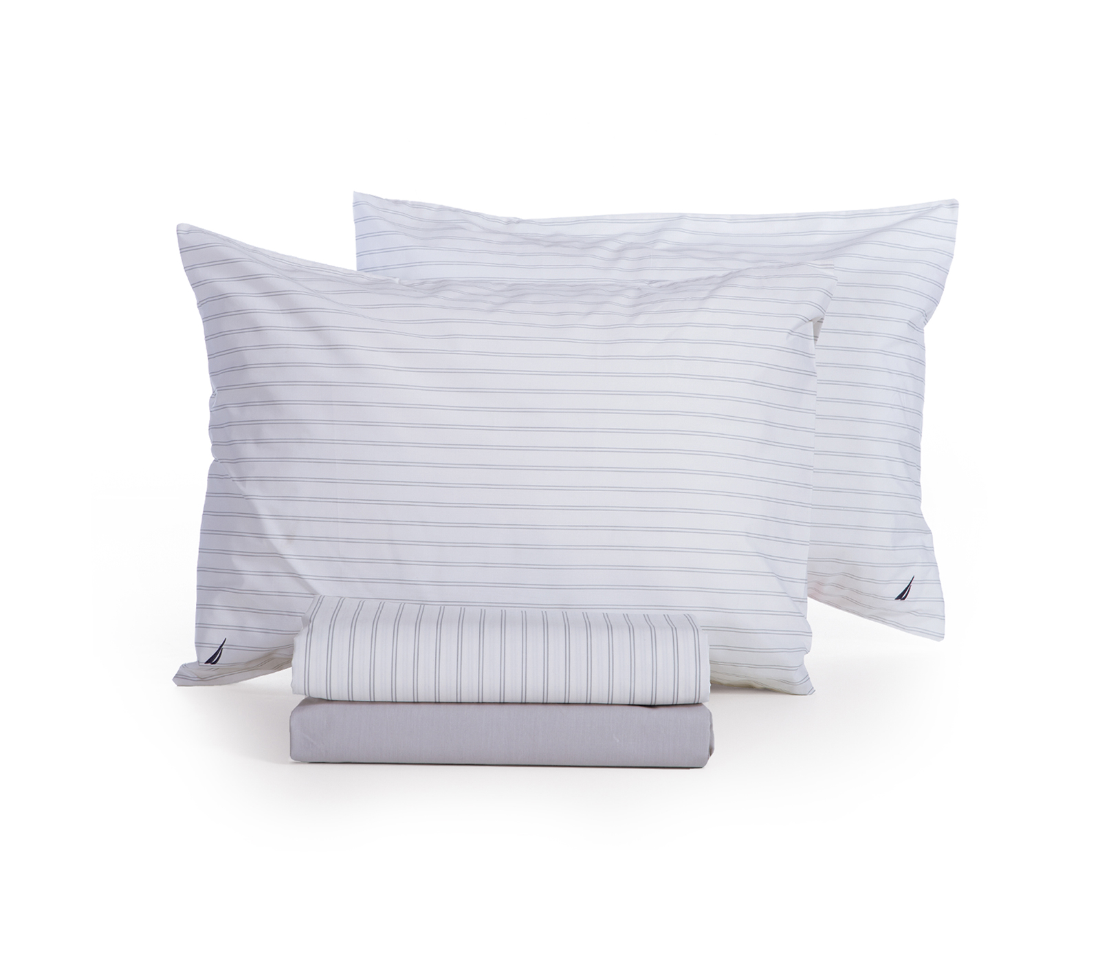 Σετ Σεντόνια Υπέρδιπλα Nef-Nef Homeware Nautica - Nau Coast 240x270 Silver 