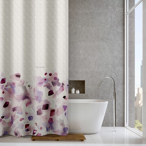 Κουρτίνα Μπάνιου Guy Laroche Carmel Μelanze 240X185