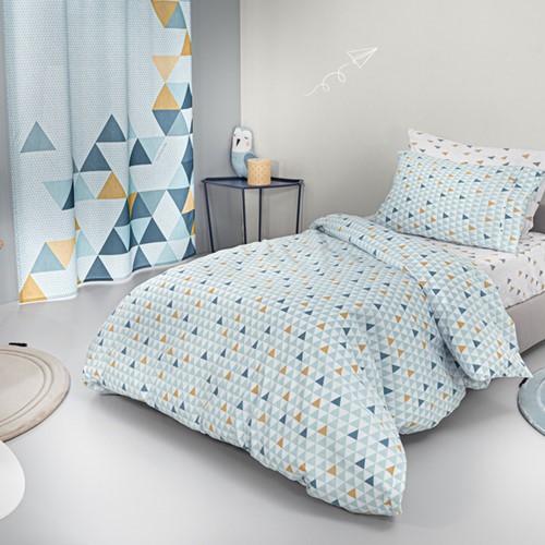 Παιδικά Σεντόνια Guy Laroche (Σετ) Two2Twenty Aqua 100X200+28 με λάστιχο