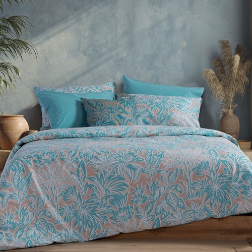 Σεντόνια Υπέρδιπλα Nef-Nef Homeware (Σετ) Με Λάστιχο Charisma 160x200+35 Blue