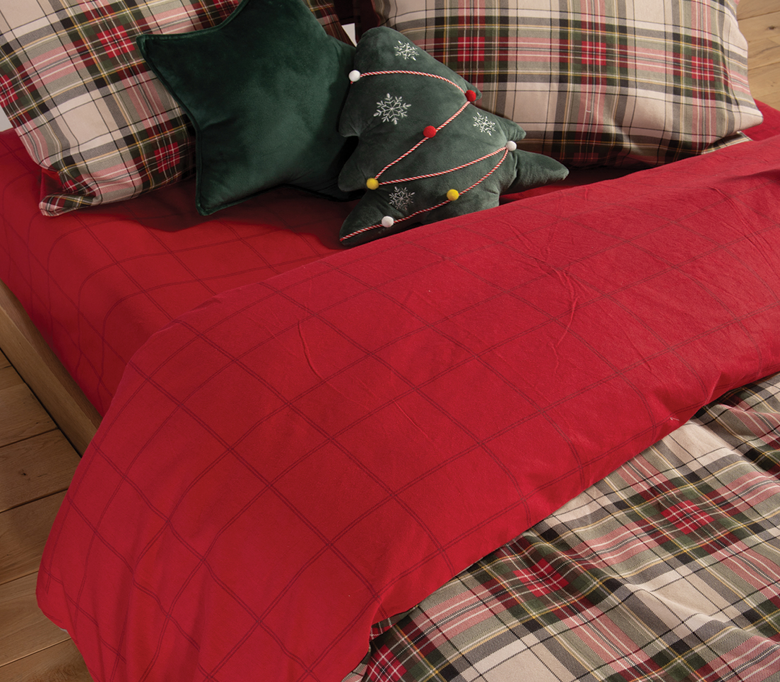 ΣΕΤ ΣΕΝΤΟΝΙΑ ΥΠΕΡΔΙΠΛΑ NEF-NEF HOMEWARE NOEL 240X260 