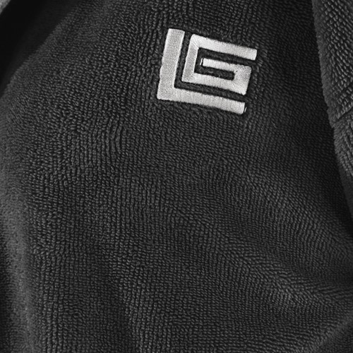 Μπουρνούζι Guy Laroche Monogram Black XX.Large