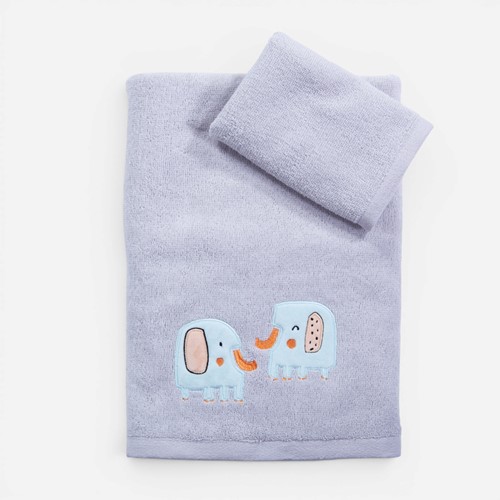 Βρεφικές Πετσέτες Nef-Nef Homeware (2ΤΜΧ) Elephants Grey