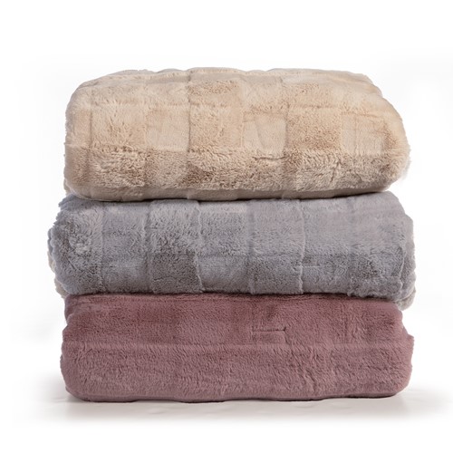 Κουβερτοπάπλωμα Υπέρδιπλο Nef-Nef Homeware Wave 220x240 Ecru