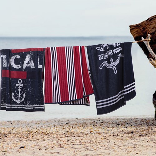 Πετσέτα Θαλάσσης Nef-Nef Nautica Branded 80X160 Blue