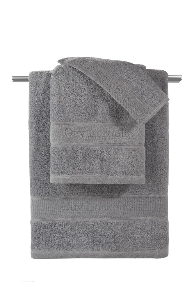 Σετ Πετσέτες Guy Laroche ( 3 τεμαχίων) Touch Anthracite 